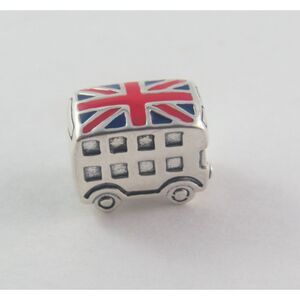 Pandora Bus Charm Union Jack Bus Charm London Charm England